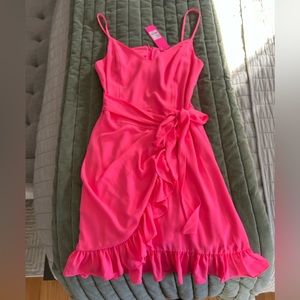 Lilly Pulitzer Pink Wrap Dress